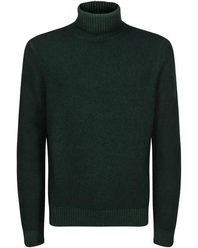 Malo Roll-neck Sweater - Green