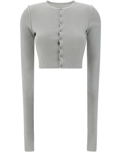 MM6 by Maison Martin Margiela Cardigan - Grey