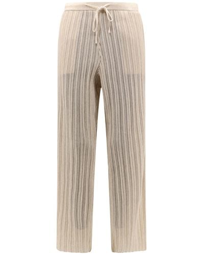 LE17SEPTEMBRE Trousers - Natural