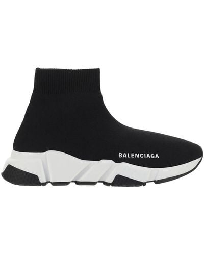 Balenciaga Speed Recycled High-top Trainers - Black