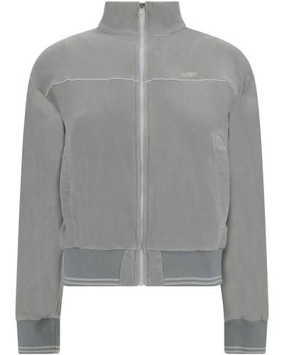 Autry Zip-up Sweatshirt - Grey