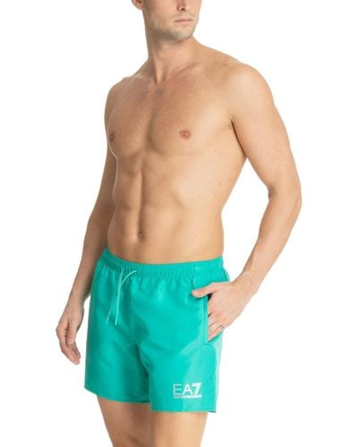 EA7 Sea World Swim Shorts - Blue