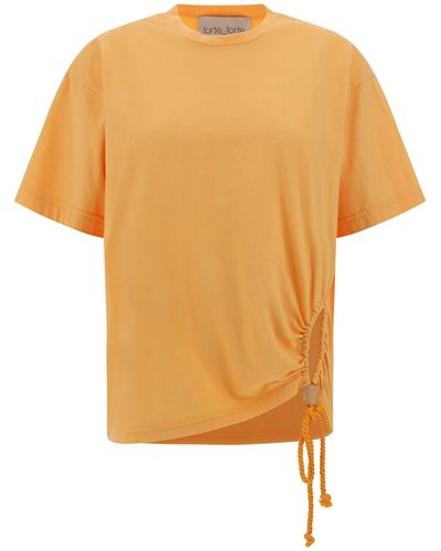 Forte Forte T-shirt - Yellow