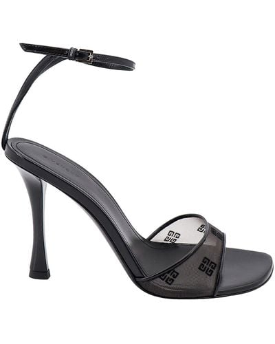 Givenchy Stitch Heeled Sandals - Metallic
