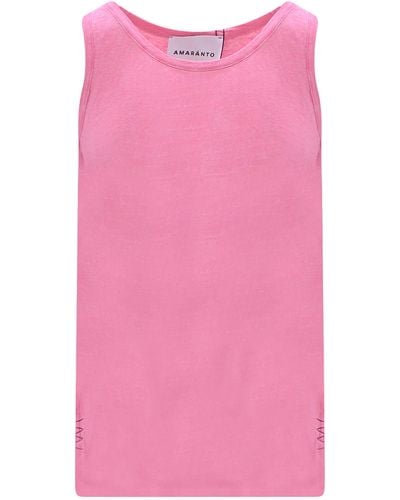 Amaranto Sleeveless T-shirt - Pink