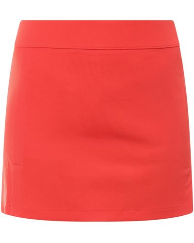 J.Lindeberg Amelie Mini Skirt - Red