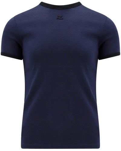 Courreges T-shirt - Blu