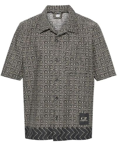 C.P. Company Short Sleeve Shirt - Grey