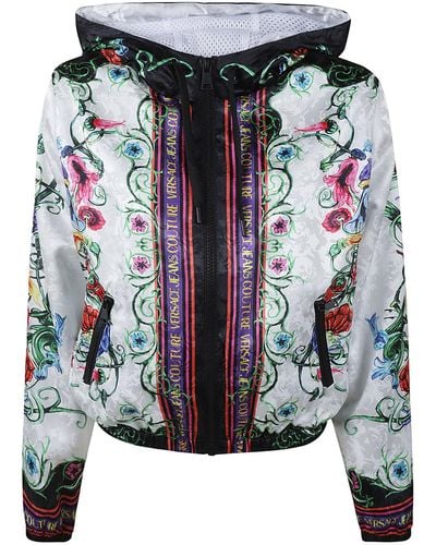 Versace Garden V - Emblem Jacket - White