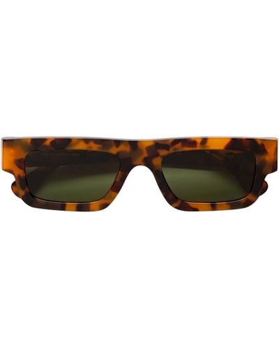 Retrosuperfuture Sunglasses Colpo Spotted Havana - Brown