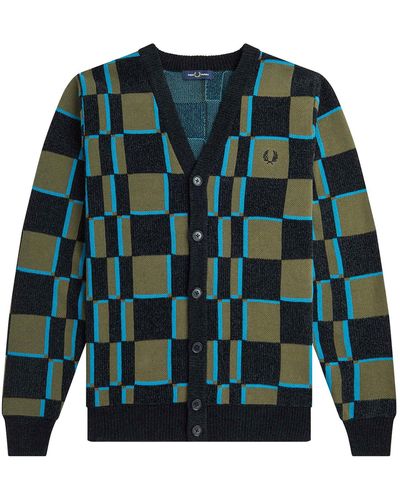 Fred Perry Cardigan - Green
