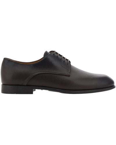 Ferragamo Fosco Derby Shoes - Black