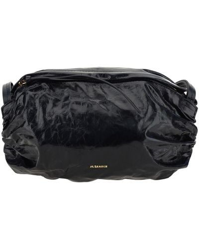 Jil Sander Cushion Crossbody Bag - Black