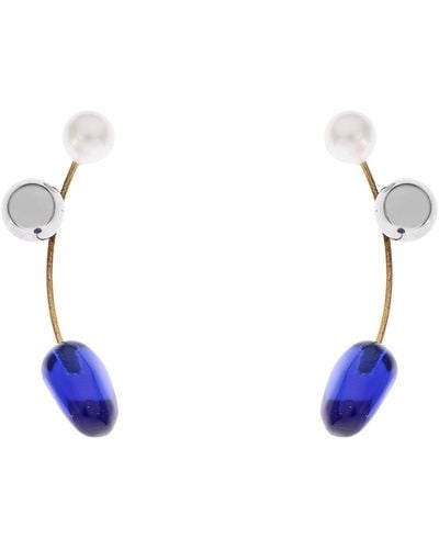 Dries Van Noten Earrings - Blue