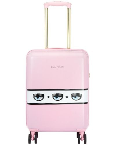 Chiara Ferragni Logomania Hardshell Suitcase - Pink