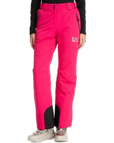 EA7 Stratum 7 Ski Trousers - Pink