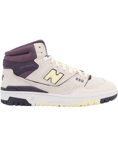 New Balance 650 High-top Trainers - Natural
