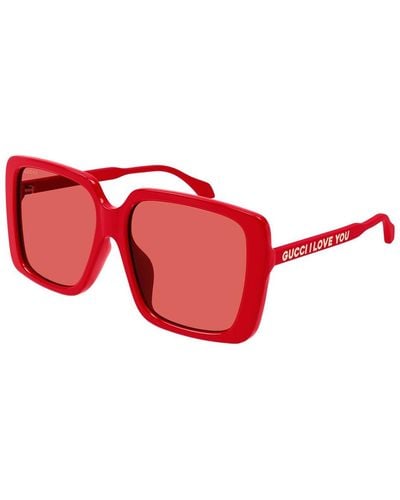 Gucci Sunglasses GG0567SAN - Red