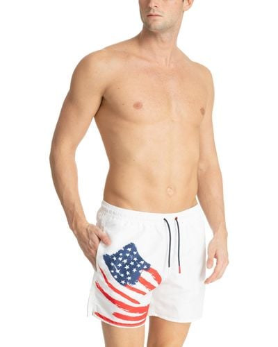 EA7 Swim Shorts - White