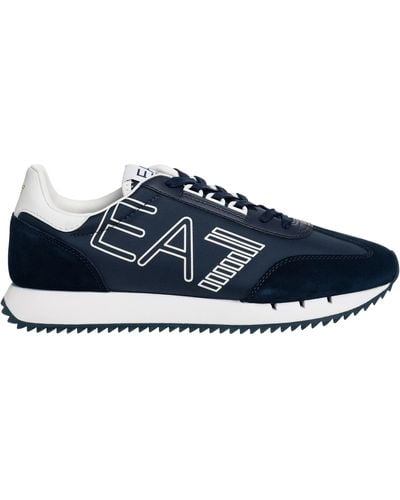 EA7 Vintage Trainers - Blue