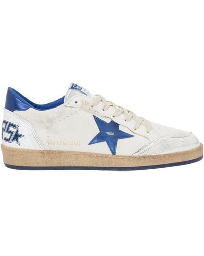 Golden Goose Ballstar Low-top Leather Trainers - Natural