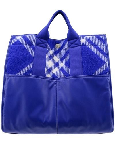 Burberry Tote Bag - Blue