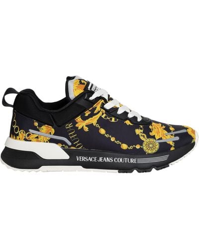 Versace Dynamic Chain Couture Sneakers - Black