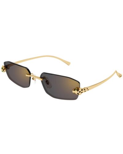 Cartier Sunglasses Ct0474s - Metallic