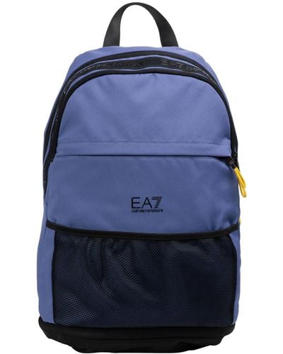 EA7 Zaino train logo - Blu