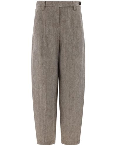 Brunello Cucinelli Pants - Grey