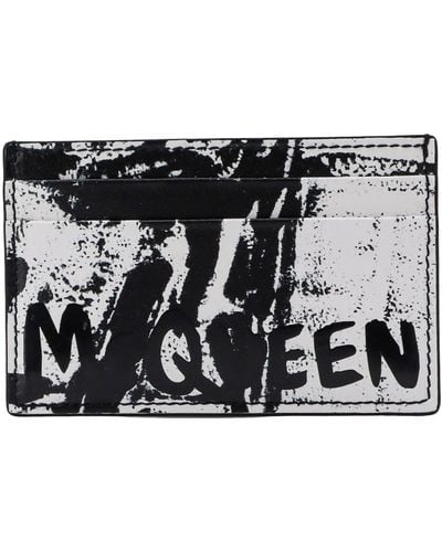 Alexander McQueen Credit Card Holder - Black