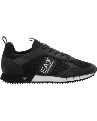 EA7 Mesh Runner Sneakers - Black