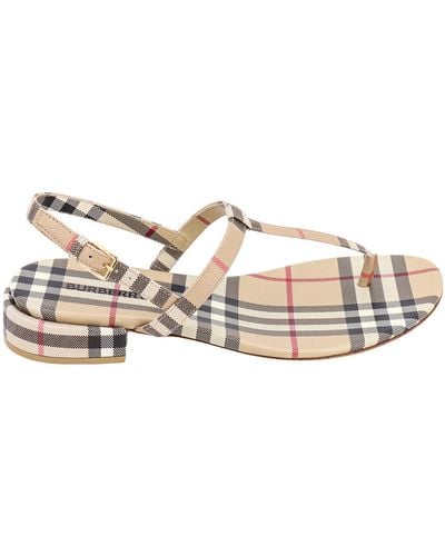 Burberry Flat sandals - Marrone