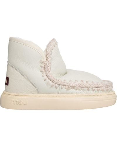 Mou Eskimo Ankle Boots - Natural