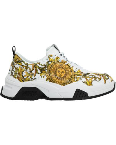 Versace Shoes Leather Trainers Trainers Stargaze Garland Sun - White