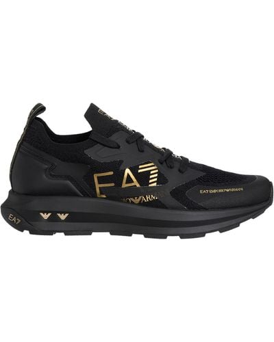 EA7 Altura Knit Sneakers - Black