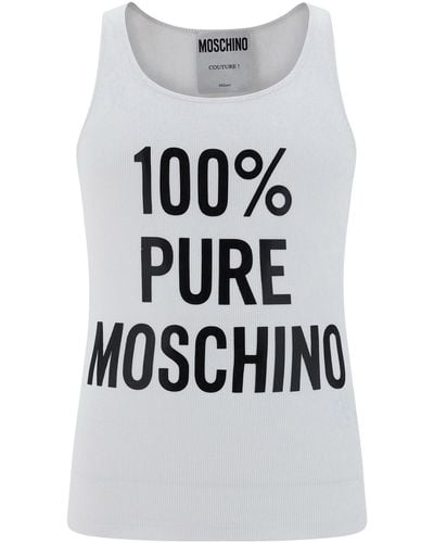 Moschino Sleeveless T-shirt - White
