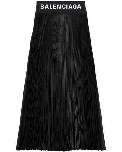 Balenciaga Midi Skirt - Black