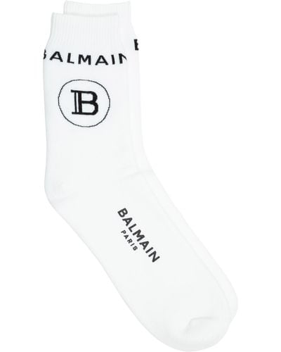Balmain Socks - White