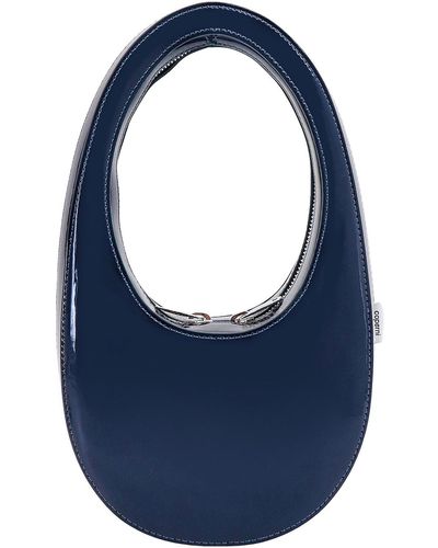 Coperni Swipe Mini Hobo Bag - Blue