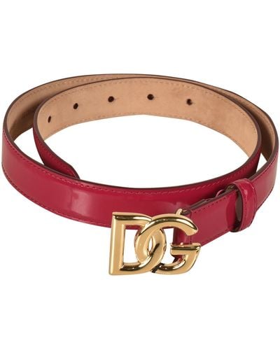 Dolce & Gabbana Cintura - Rosso