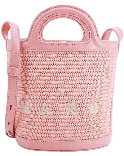 Marni Tropicalia Bucket Bag - Pink
