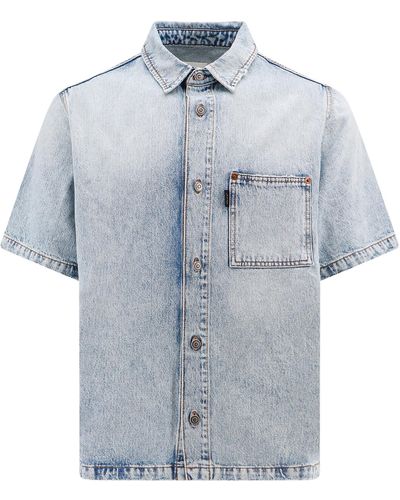 Haikure Jerry Short Sleeve Shirt - Blue