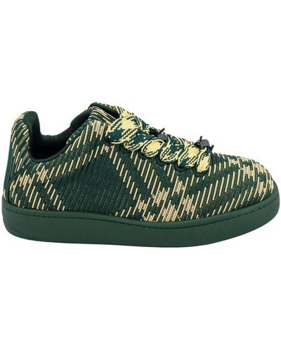 Burberry Sneakers check - Verde