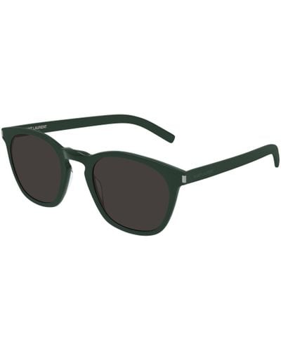 Saint Laurent Sunglasses Sl 28 Slim - Metallic