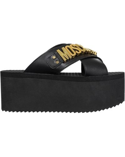 Moschino Zeppe lettering logo - Nero