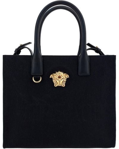 Versace La Medusa Handbag - Black