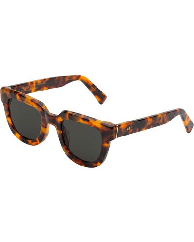 Retrosuperfuture Sunglasses Serio Spotted Havana - Brown