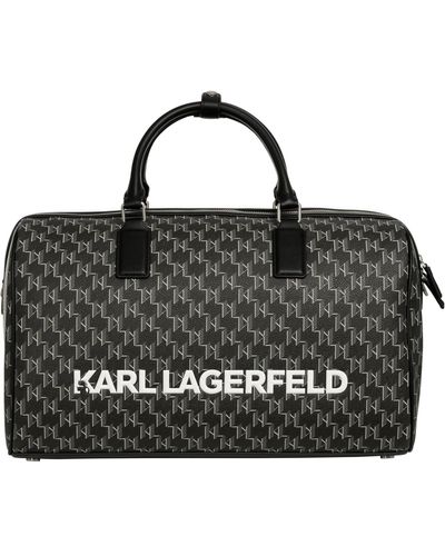 Karl Lagerfeld Borsone da viaggio k/mono klassik - Nero
