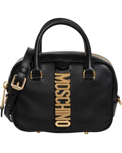 Moschino Leather Handbag - Black